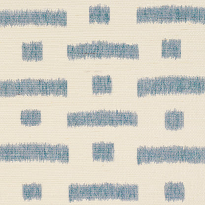 SCHUMACHER  PERENNIAL FAVORITES ABSTRACT IKAT SISAL   CADET   - 5017590