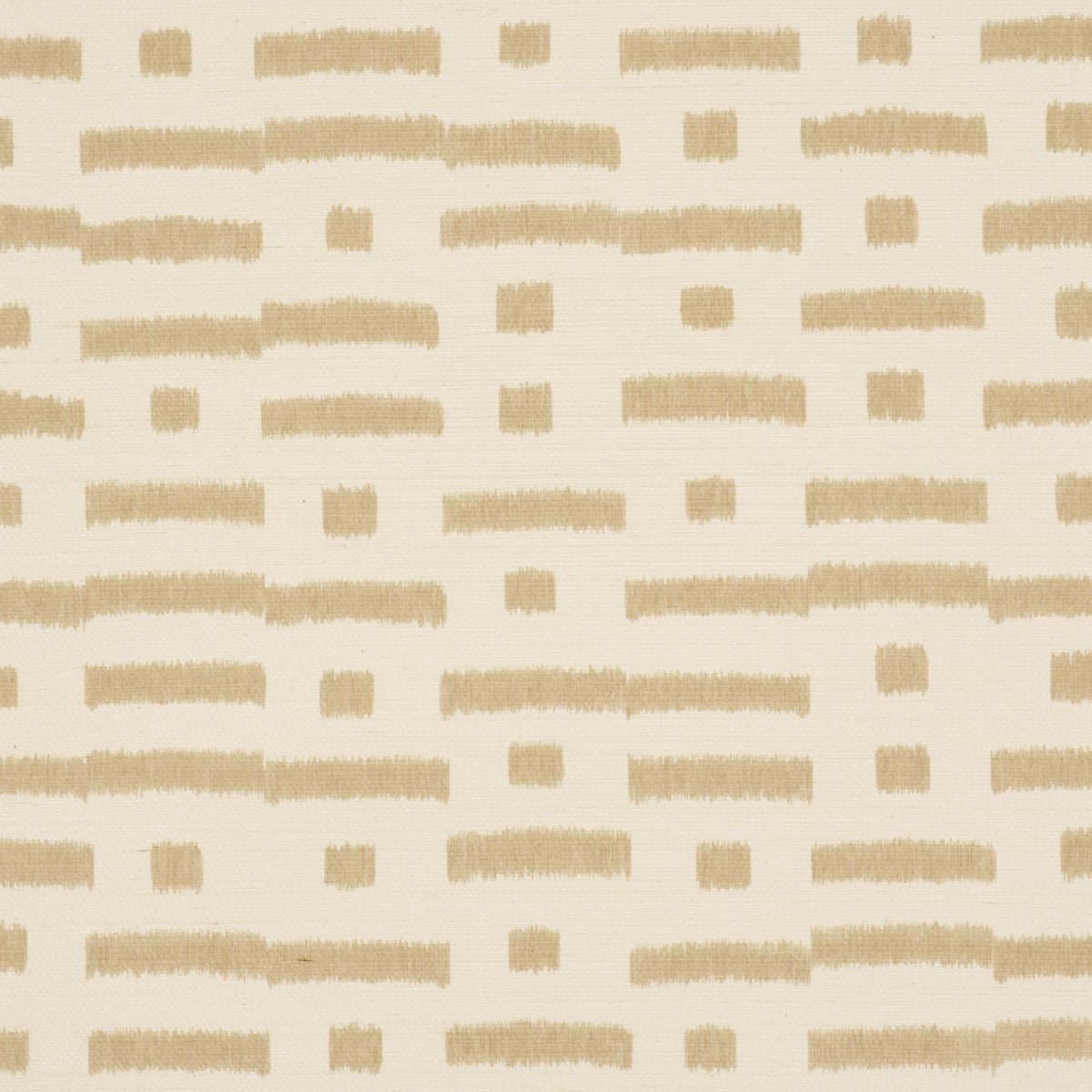 SCHUMACHER  PERENNIAL FAVORITES ABSTRACT IKAT SISAL   BEIGE   - 5017591