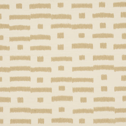 SCHUMACHER  PERENNIAL FAVORITES ABSTRACT IKAT SISAL   BEIGE   - 5017591