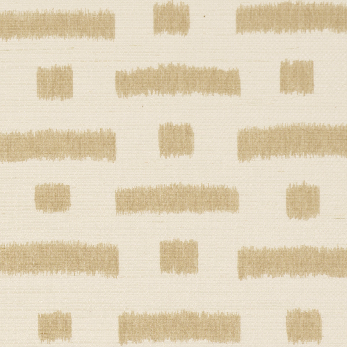 SCHUMACHER  PERENNIAL FAVORITES ABSTRACT IKAT SISAL   BEIGE   - 5017591