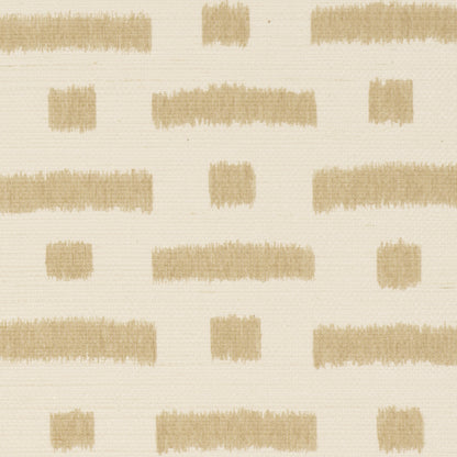SCHUMACHER  PERENNIAL FAVORITES ABSTRACT IKAT SISAL   BEIGE   - 5017591