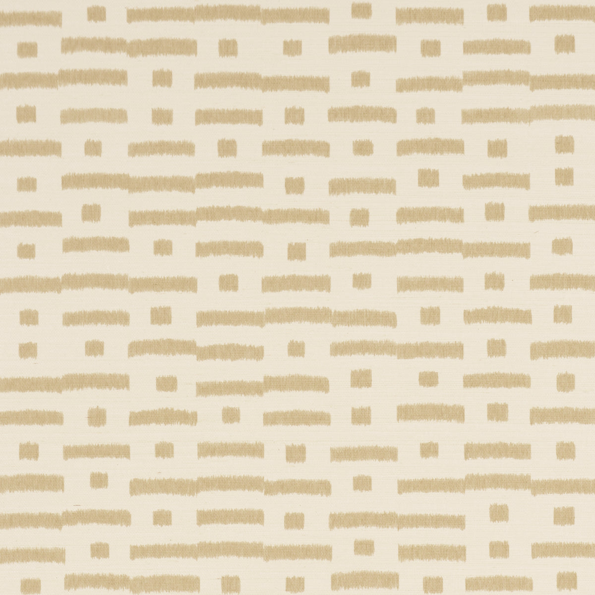 SCHUMACHER  PERENNIAL FAVORITES ABSTRACT IKAT SISAL   BEIGE   - 5017591