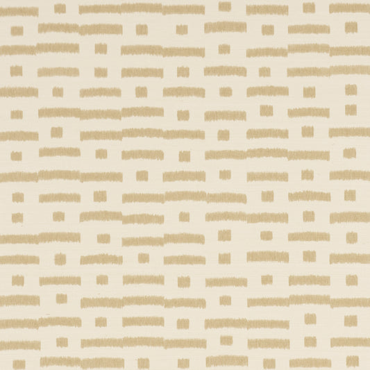 SCHUMACHER  PERENNIAL FAVORITES ABSTRACT IKAT SISAL   BEIGE   - 5017591