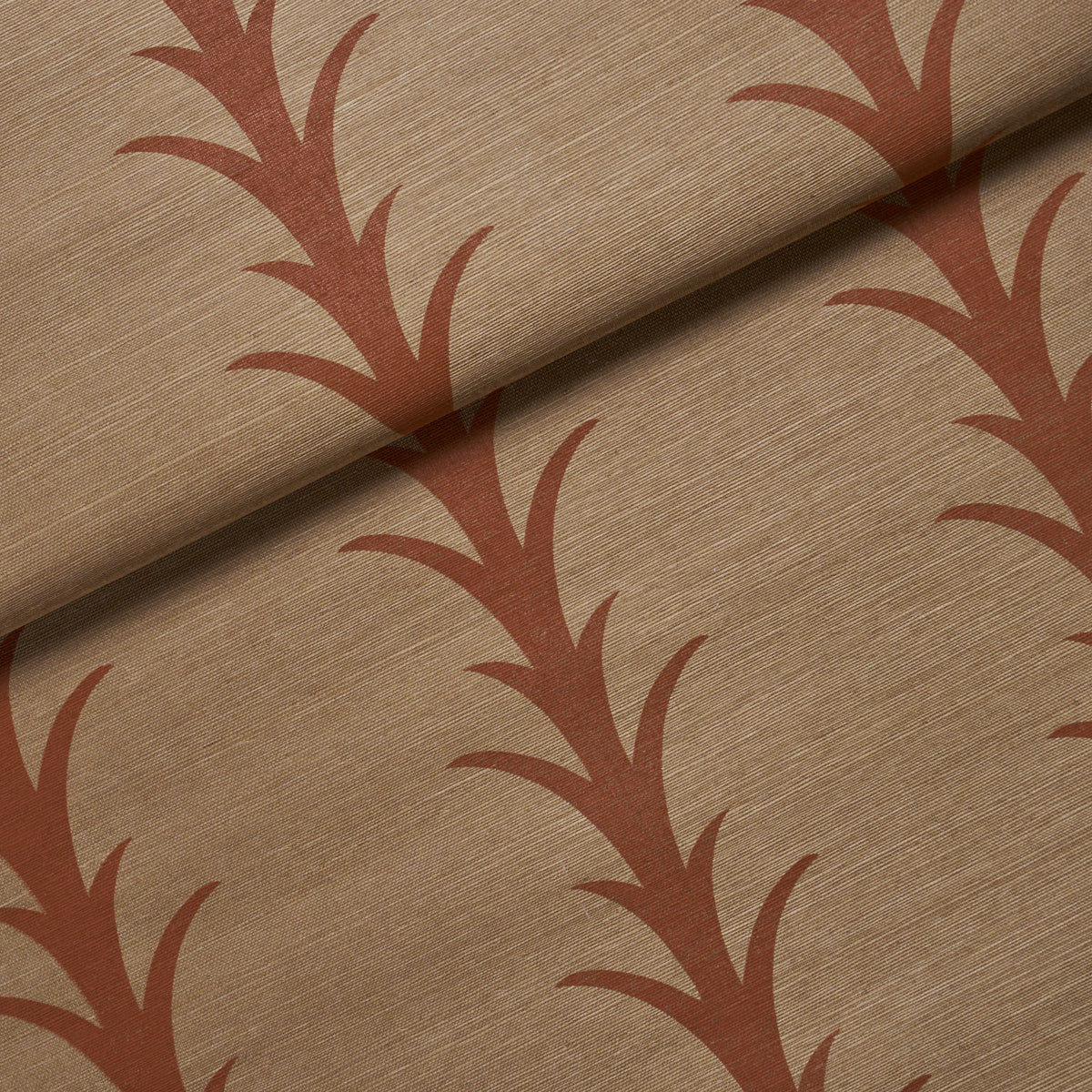 SCHUMACHER  ATELIER PARIS ACANTHUS STRIPE SISAL   Mocha   - 5017651
