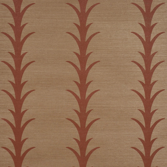SCHUMACHER  ATELIER PARIS ACANTHUS STRIPE SISAL   Mocha   - 5017651