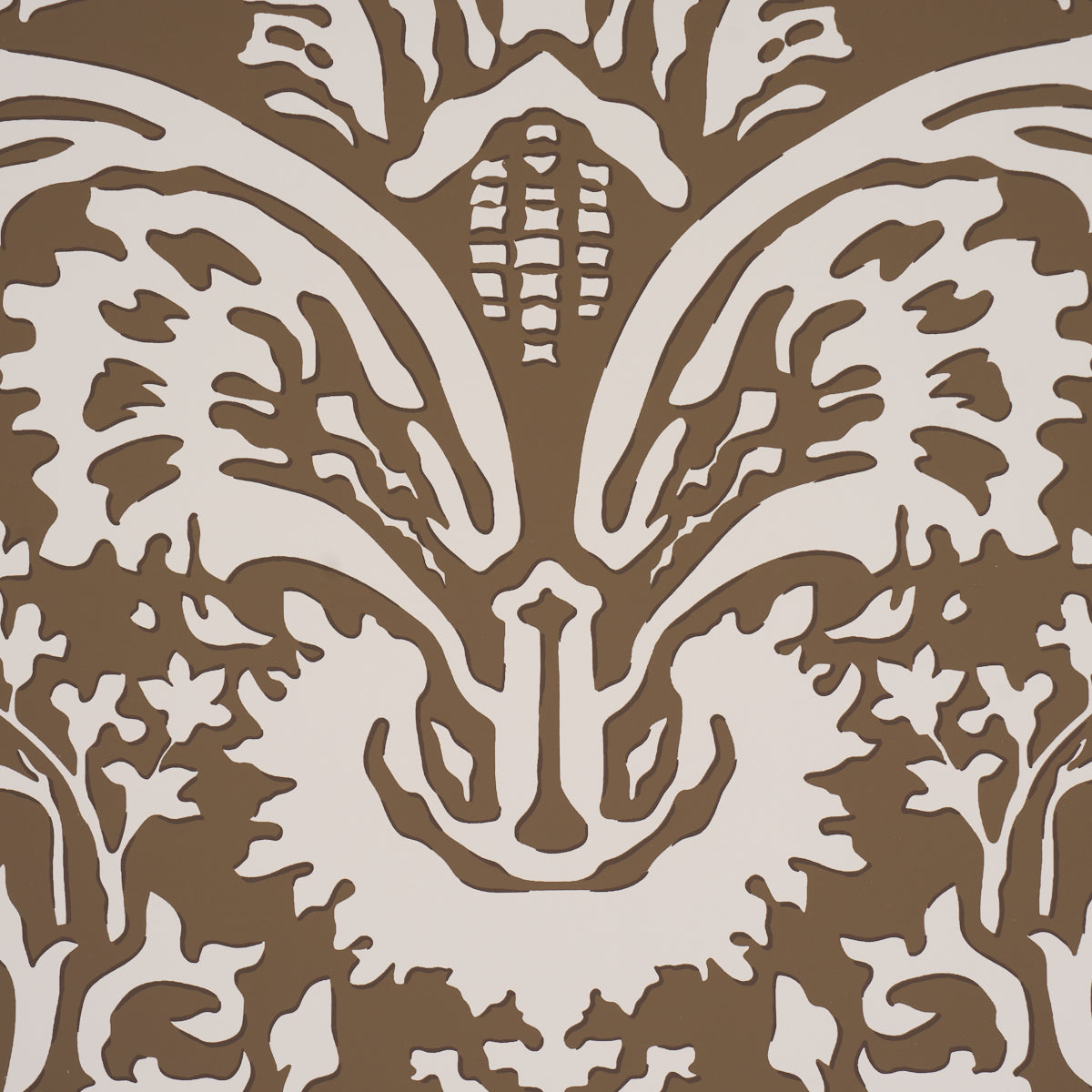 SCHUMACHER  VEERE GRENNEY SUFFOLK DAMASK   Brown   - 5017720