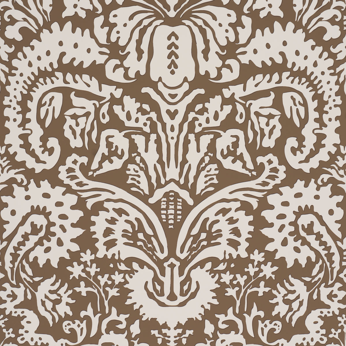 SCHUMACHER  VEERE GRENNEY SUFFOLK DAMASK   Brown   - 5017720
