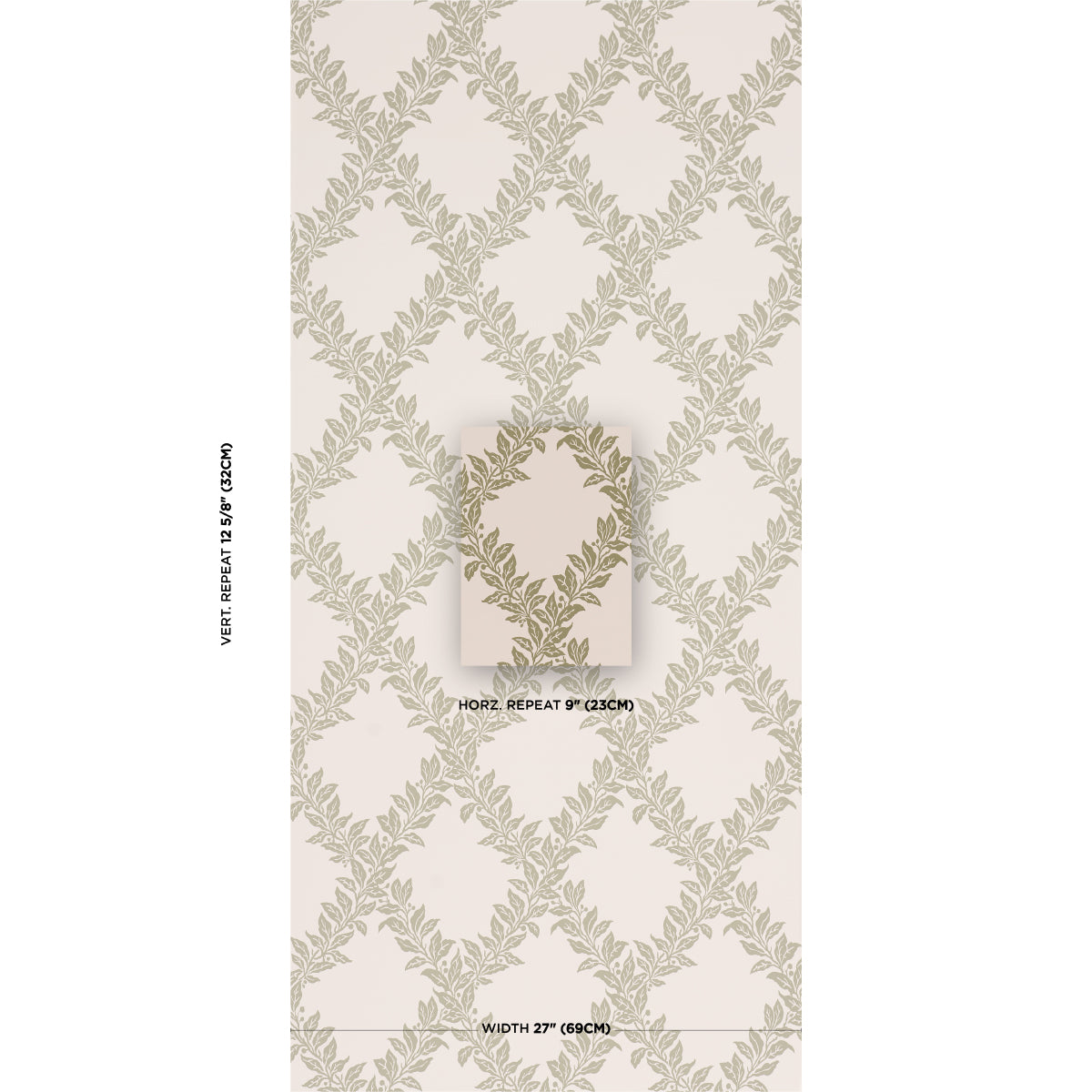 SCHUMACHER  A COUNTRY LIFE TYNINGHAME TRELLIS   Sage   - 5017750