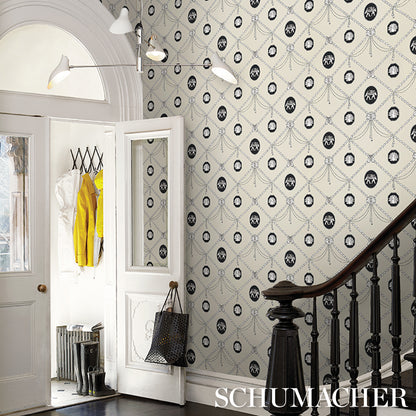 SCHUMACHER  BACKDROP EDITH   Black & Ivory   - 5017840