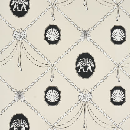 SCHUMACHER  BACKDROP EDITH   Black & Ivory   - 5017840