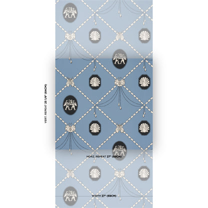 SCHUMACHER  BACKDROP EDITH   Blue   - 5017841