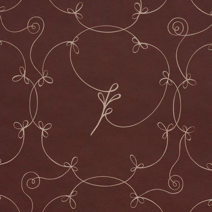 SCHUMACHER  BACKDROP BRODERIE   BORDEAUX   - 5017850
