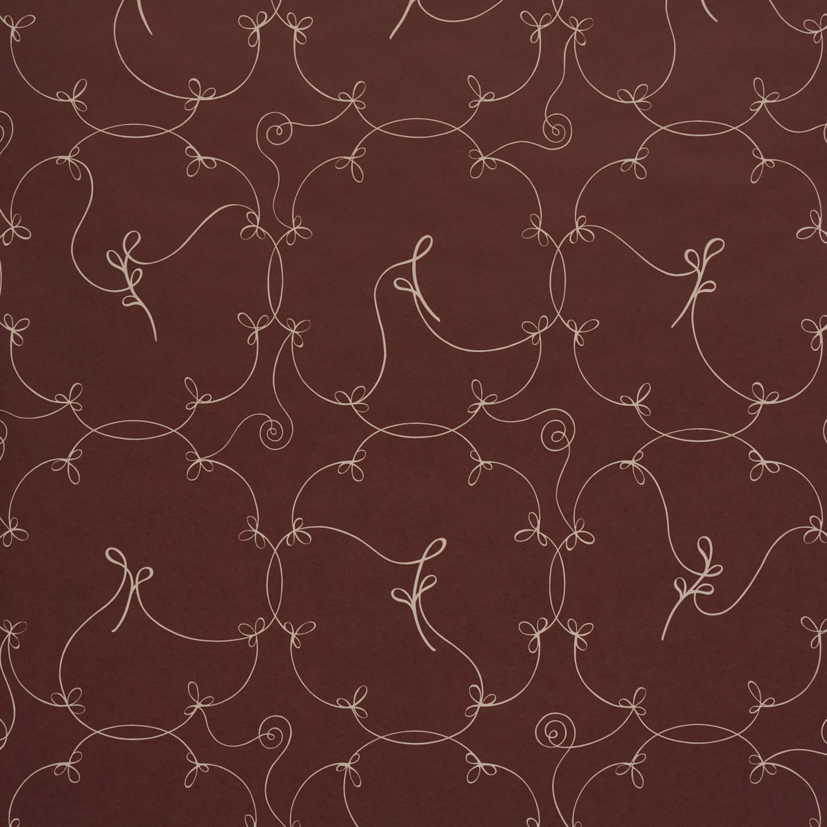 SCHUMACHER  BACKDROP BRODERIE   BORDEAUX   - 5017850