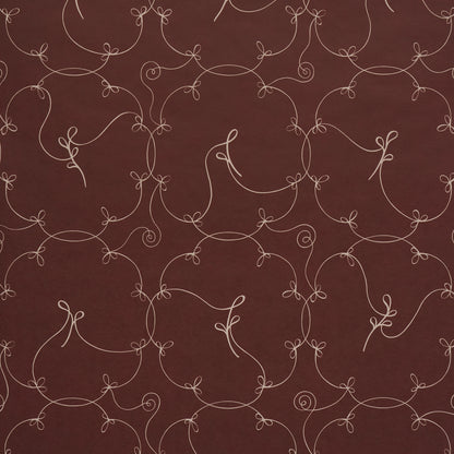 SCHUMACHER  BACKDROP BRODERIE   BORDEAUX   - 5017850