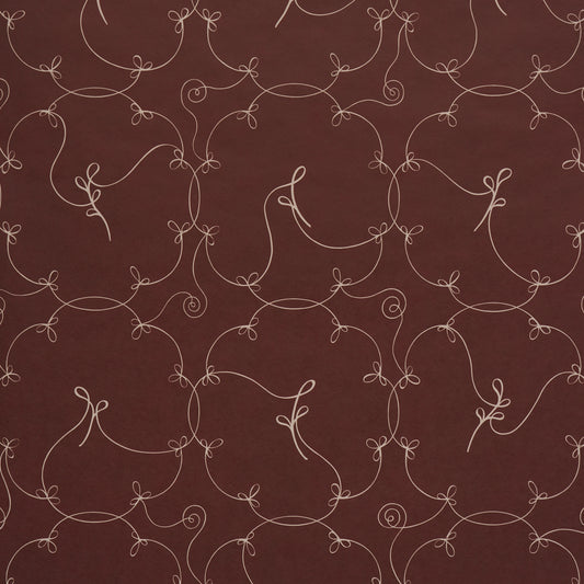 SCHUMACHER  BACKDROP BRODERIE   BORDEAUX   - 5017850