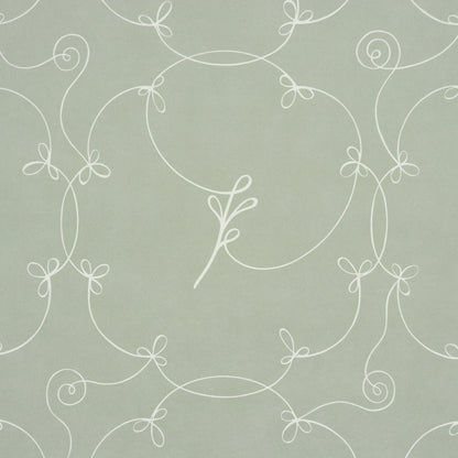 SCHUMACHER  BACKDROP BRODERIE   COOL GREEN   - 5017851