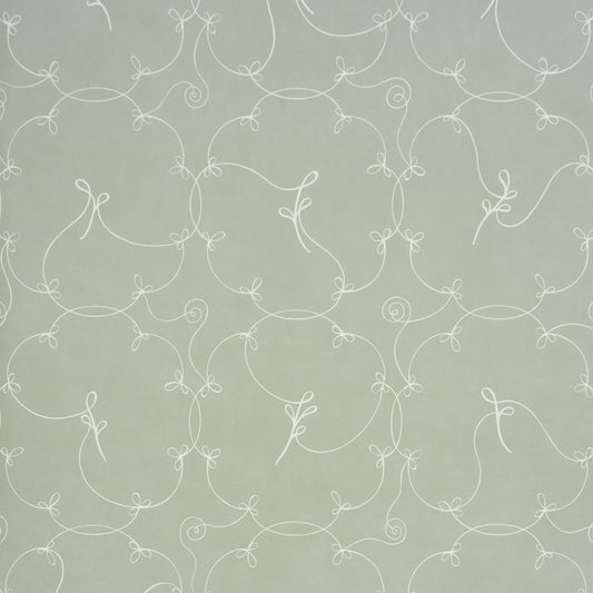 SCHUMACHER  BACKDROP BRODERIE   COOL GREEN   - 5017851