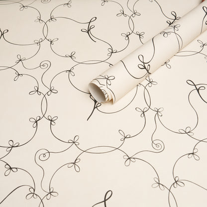 SCHUMACHER  BACKDROP BRODERIE   BLACK , IVORY   - 5017852