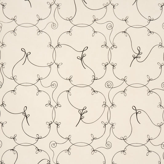 SCHUMACHER  BACKDROP BRODERIE   BLACK , IVORY   - 5017852