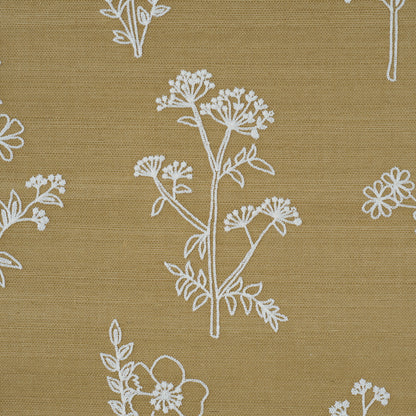 SCHUMACHER  PERENNIAL FAVORITES LISBETH EMBROIDERED SISAL   Olive   - 5017910