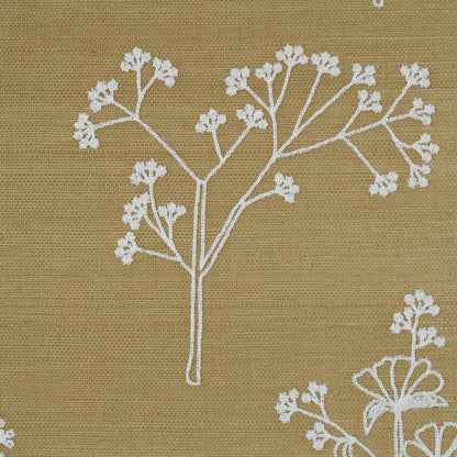 SCHUMACHER  PERENNIAL FAVORITES LISBETH EMBROIDERED SISAL   Olive   - 5017910