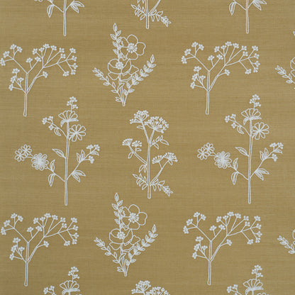 SCHUMACHER  PERENNIAL FAVORITES LISBETH EMBROIDERED SISAL   Olive   - 5017910