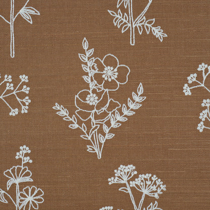 SCHUMACHER  PERENNIAL FAVORITES LISBETH EMBROIDERED SISAL   Brown   - 5017911