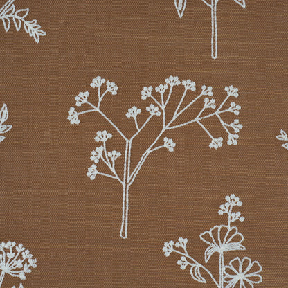 SCHUMACHER  PERENNIAL FAVORITES LISBETH EMBROIDERED SISAL   Brown   - 5017911