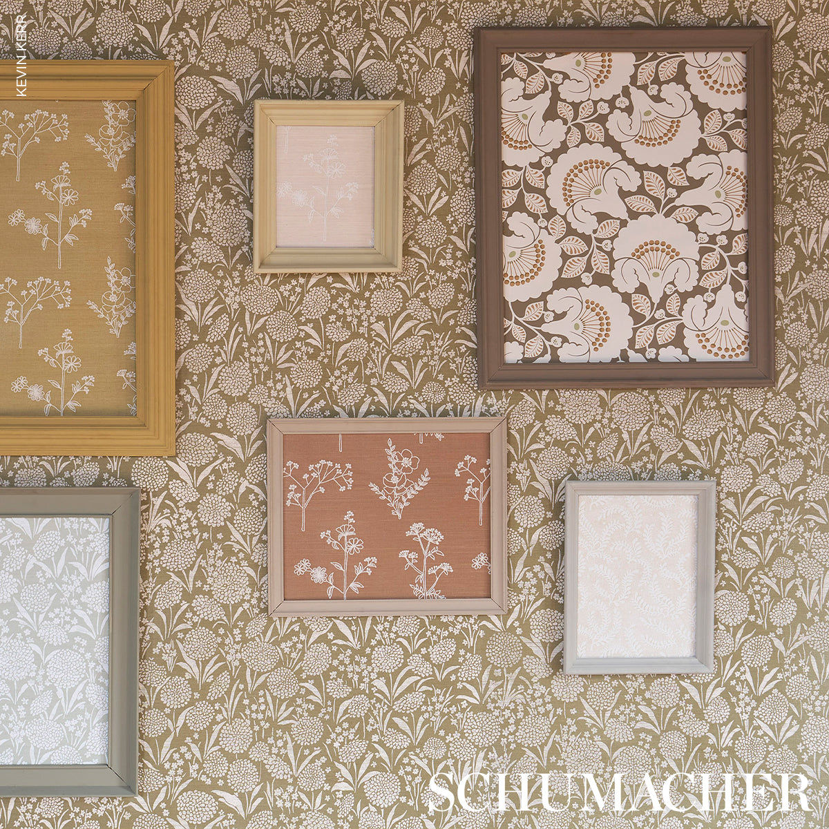 SCHUMACHER  PERENNIAL FAVORITES LISBETH EMBROIDERED SISAL   Brown   - 5017911
