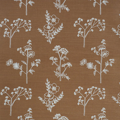 SCHUMACHER  PERENNIAL FAVORITES LISBETH EMBROIDERED SISAL   Brown   - 5017911