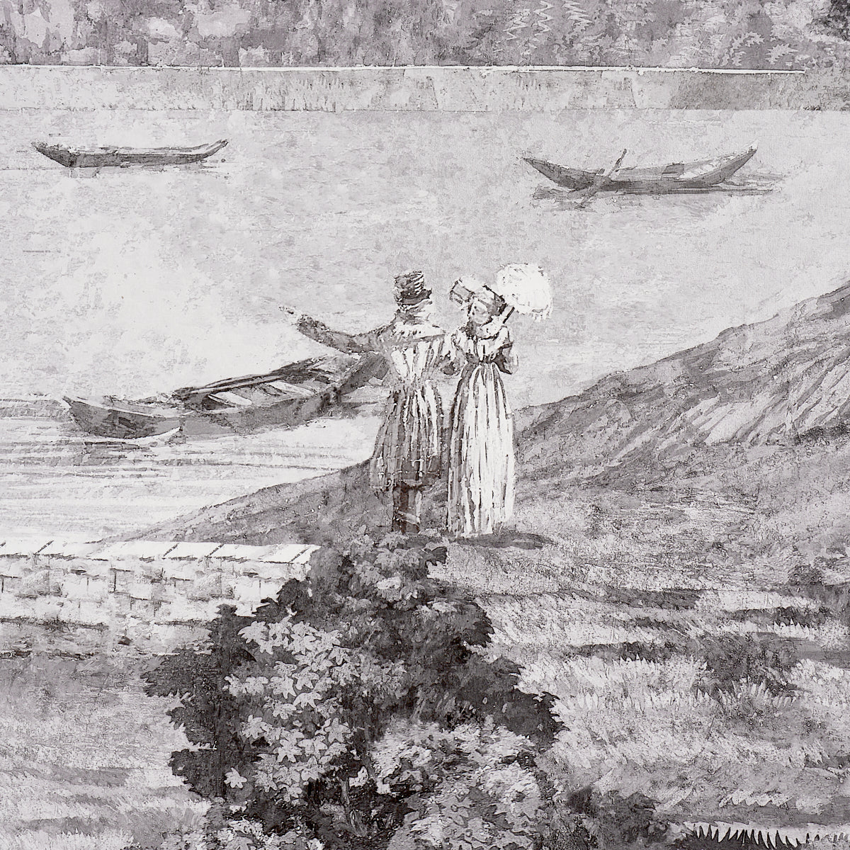 SCHUMACHER  CARL D'AQUINO PROMENADE 4 PANEL SET   Grisaille   - 5018121