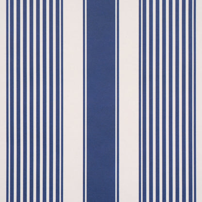 SCHUMACHER  STRIPED WALLCOVERINGS SUMMERVILLE STRIPE   Indigo   - 5018141