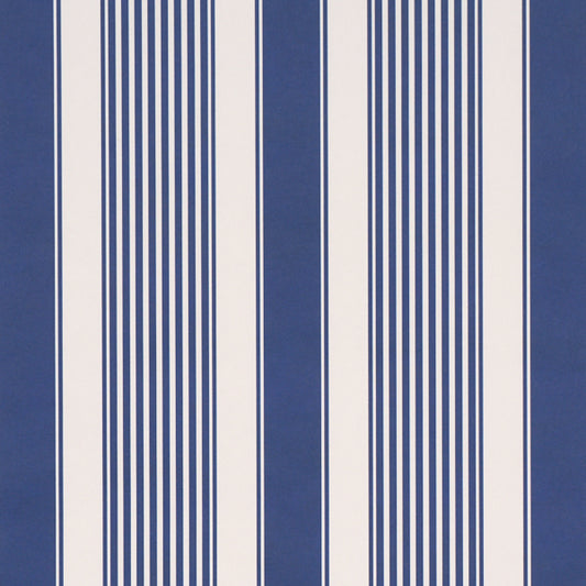 SCHUMACHER  STRIPED WALLCOVERINGS SUMMERVILLE STRIPE   Indigo   - 5018141