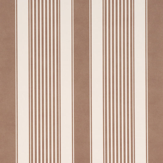 SCHUMACHER  STRIPED WALLCOVERINGS SUMMERVILLE STRIPE   Umber   - 5018142