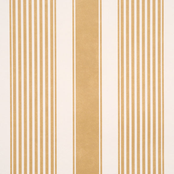 SCHUMACHER  STRIPED WALLCOVERINGS SUMMERVILLE STRIPE   Ochre   - 5018143