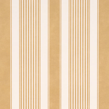 SCHUMACHER  STRIPED WALLCOVERINGS SUMMERVILLE STRIPE   Ochre   - 5018143
