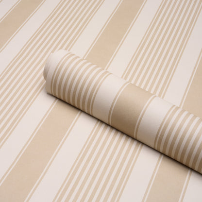 SCHUMACHER  STRIPED WALLCOVERINGS SUMMERVILLE STRIPE   Birch   - 5018145