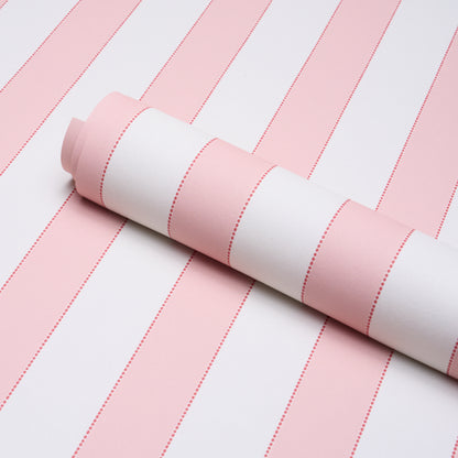 SCHUMACHER  STRIPED WALLCOVERINGS LOUISE STRIPE   Rose   - 5018153