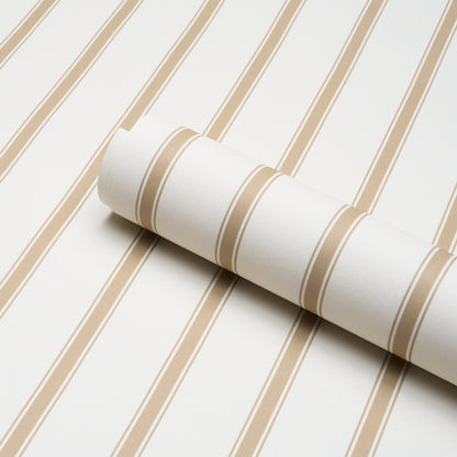SCHUMACHER  STRIPED WALLCOVERINGS WESTERLY STRIPE   Wheat   - 5018160