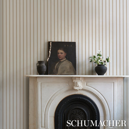 SCHUMACHER  STRIPED WALLCOVERINGS WESTERLY STRIPE   Wheat   - 5018160