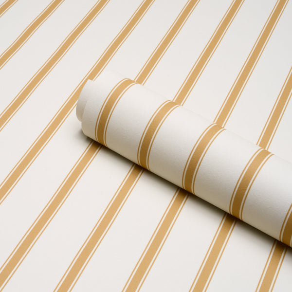 SCHUMACHER  STRIPED WALLCOVERINGS WESTERLY STRIPE   Marigold   - 5018164