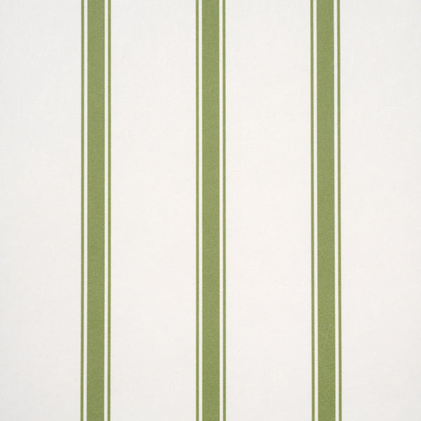SCHUMACHER  STRIPED WALLCOVERINGS WESTERLY STRIPE   Moss   - 5018165