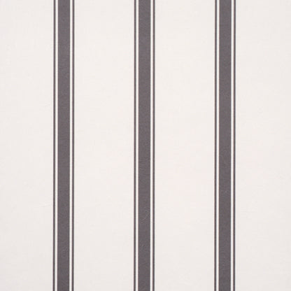 SCHUMACHER  STRIPED WALLCOVERINGS WESTERLY STRIPE   Charcoal   - 5018166
