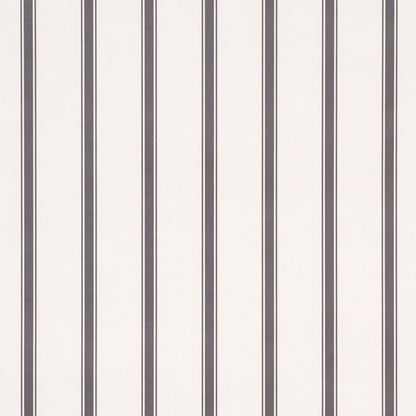 SCHUMACHER  STRIPED WALLCOVERINGS WESTERLY STRIPE   Charcoal   - 5018166