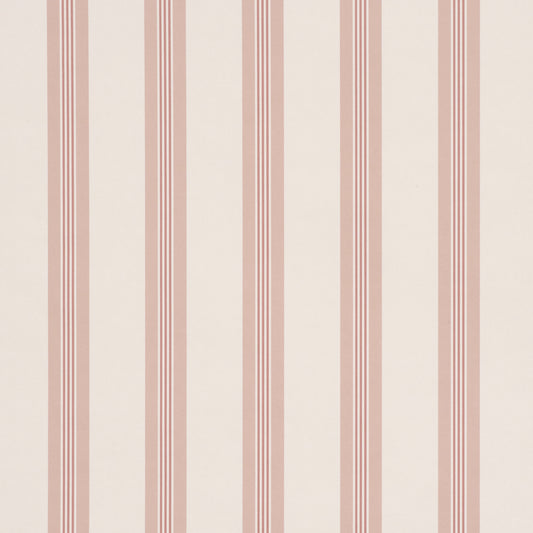 SCHUMACHER  STRIPED WALLCOVERINGS CHATHAM STRIPE   Rose   - 5018170