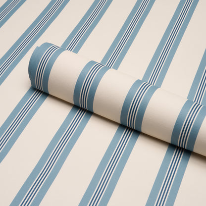 SCHUMACHER  STRIPED WALLCOVERINGS CHATHAM STRIPE   Delft   - 5018176