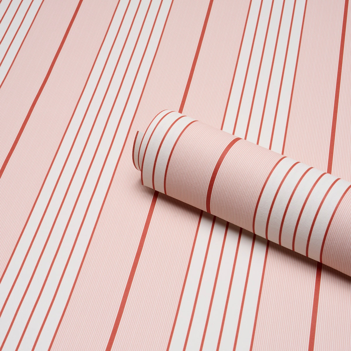 SCHUMACHER  STRIPED WALLCOVERINGS AUDREY STRIPE   Pink   - 5018182