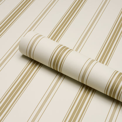 SCHUMACHER  STRIPED WALLCOVERINGS COCO STRIPE   Neutral   - 5018191