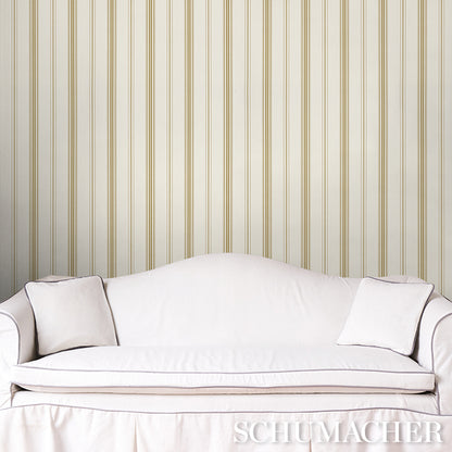SCHUMACHER  STRIPED WALLCOVERINGS COCO STRIPE   Neutral   - 5018191