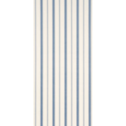 SCHUMACHER  STRIPED WALLCOVERINGS COCO STRIPE   Indigo   - 5018194